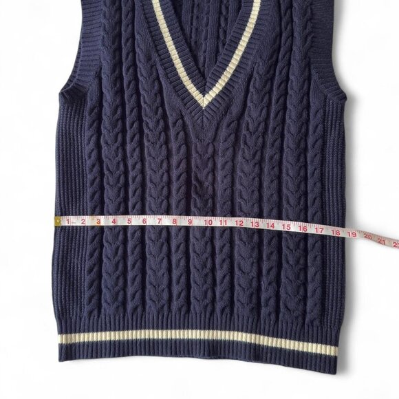 Aritzia Sunday Best Navy Sweater Vest - Picture 7 of 7